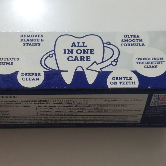 ARM & HAMMER TOOTHPASTE  PACK OF 2 - Picture 2 of 4